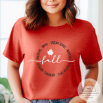 Fall Things Circle - Unisex Heather Shirt