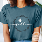 Fall Things Circle - Unisex Heather Shirt