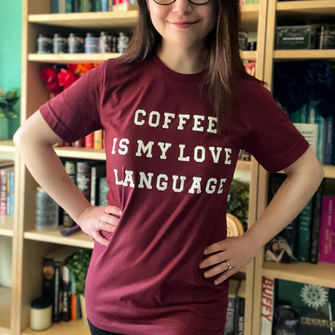 Coffee is My Love Language - Unisex Heather Shirt
