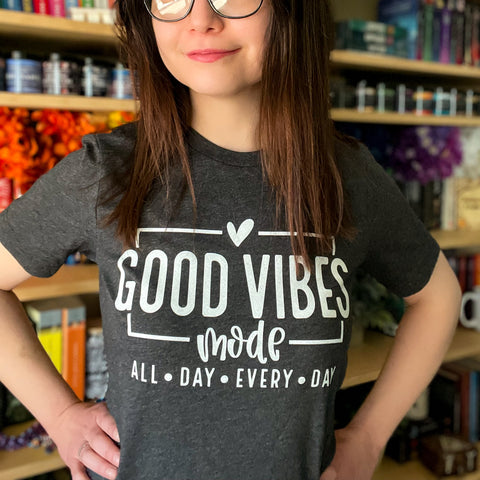 Good Vibes Mode - Unisex Heather Shirt