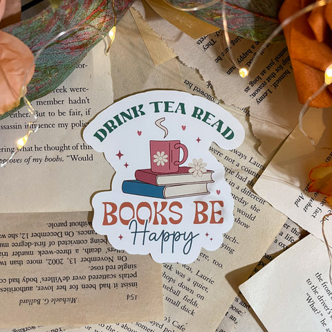 Sticker - Drink, Tea, Read
