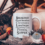 Hobbit Meals - 15 oz Porcelain Coffee Mug