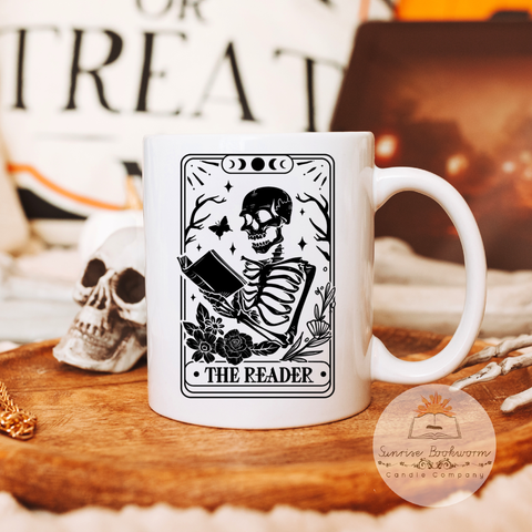 The Reader Tarot - 15 oz Porcelain Coffee Mug