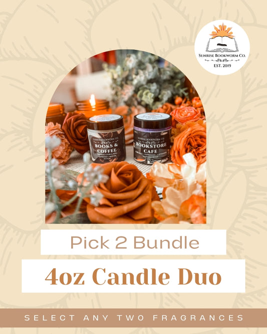 4oz Soy Wax Candle Duo