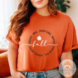 Fall Things Circle - Unisex Heather Shirt