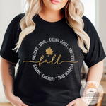 Fall Things Circle - Unisex Heather Shirt