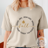 Fall Things Circle - Unisex Heather Shirt