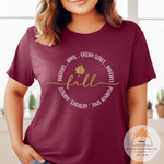 Fall Things Circle - Unisex Heather Shirt