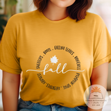 Fall Things Circle - Unisex Heather Shirt