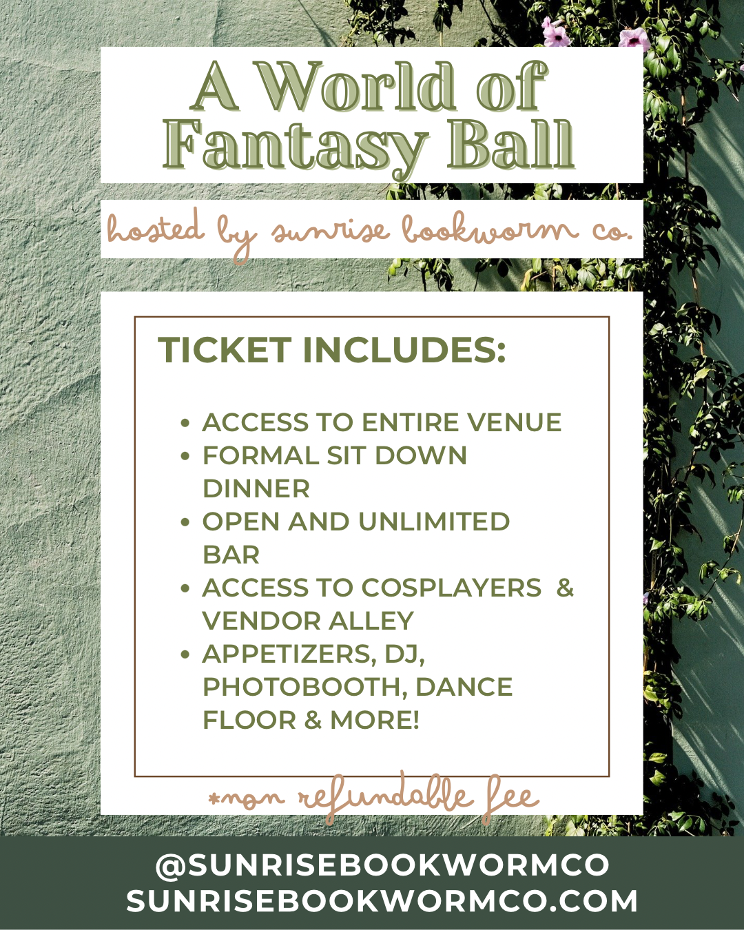 Pre-Sale A World of Fantasy Ball Ticket