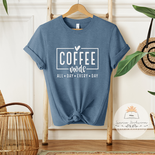 Coffee Mode - Unisex Heather Shirt