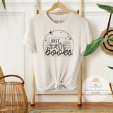 Just A Girl Who Loves Books - Unisex Heather Shirt