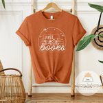 Just A Girl Who Loves Books - Unisex Heather Shirt