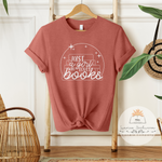 Just A Girl Who Loves Books - Unisex Heather Shirt