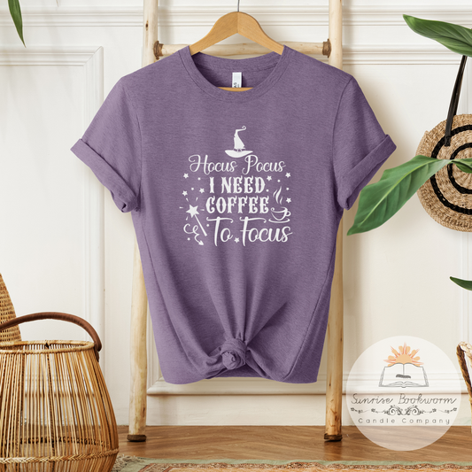 Hocus Pocus Coffee to Focus - Unisex Heather Shirt