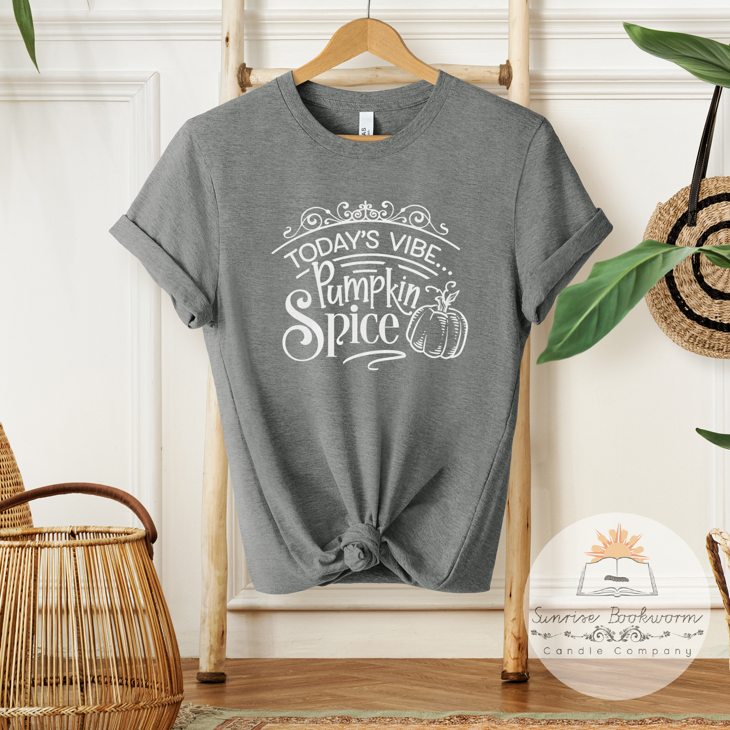 Today's Vibe is Pumpkin Spice - Unisex Heather Shirt