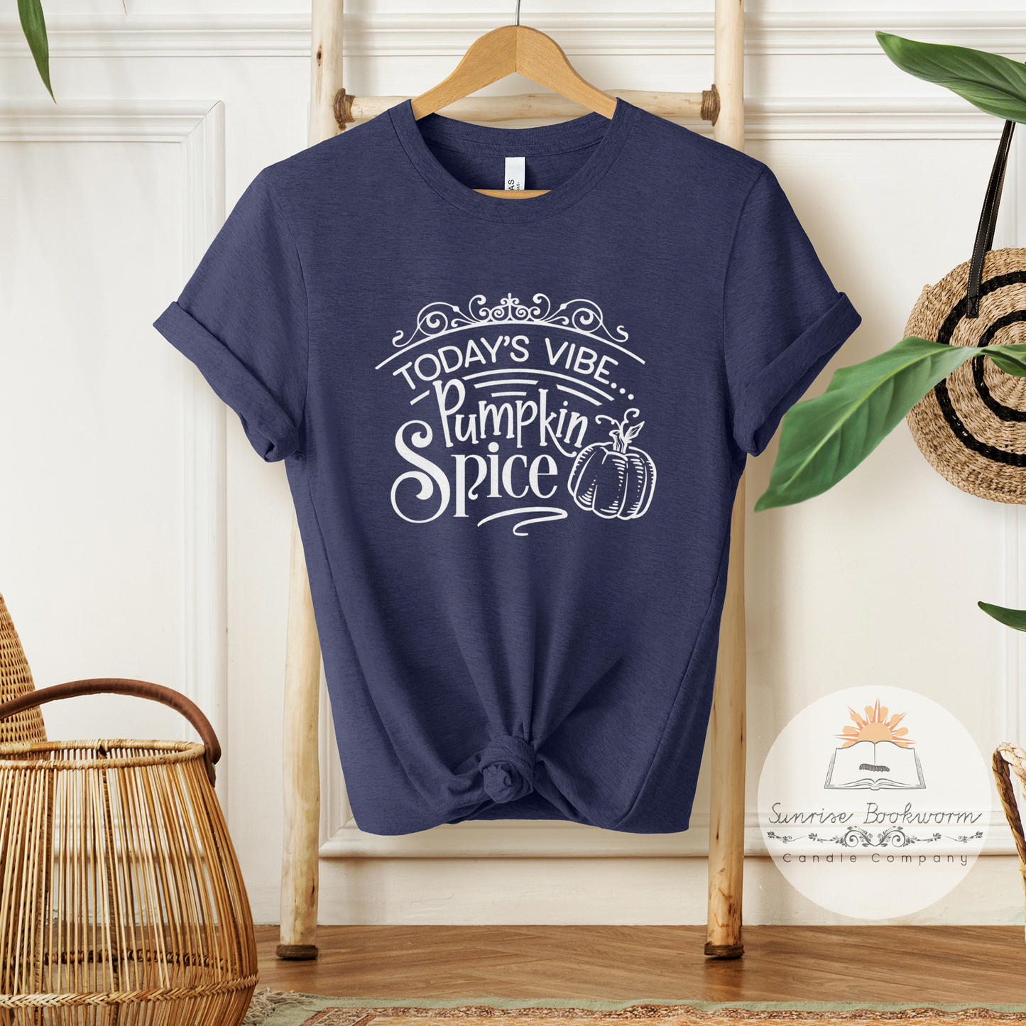 Today's Vibe is Pumpkin Spice - Unisex Heather Shirt